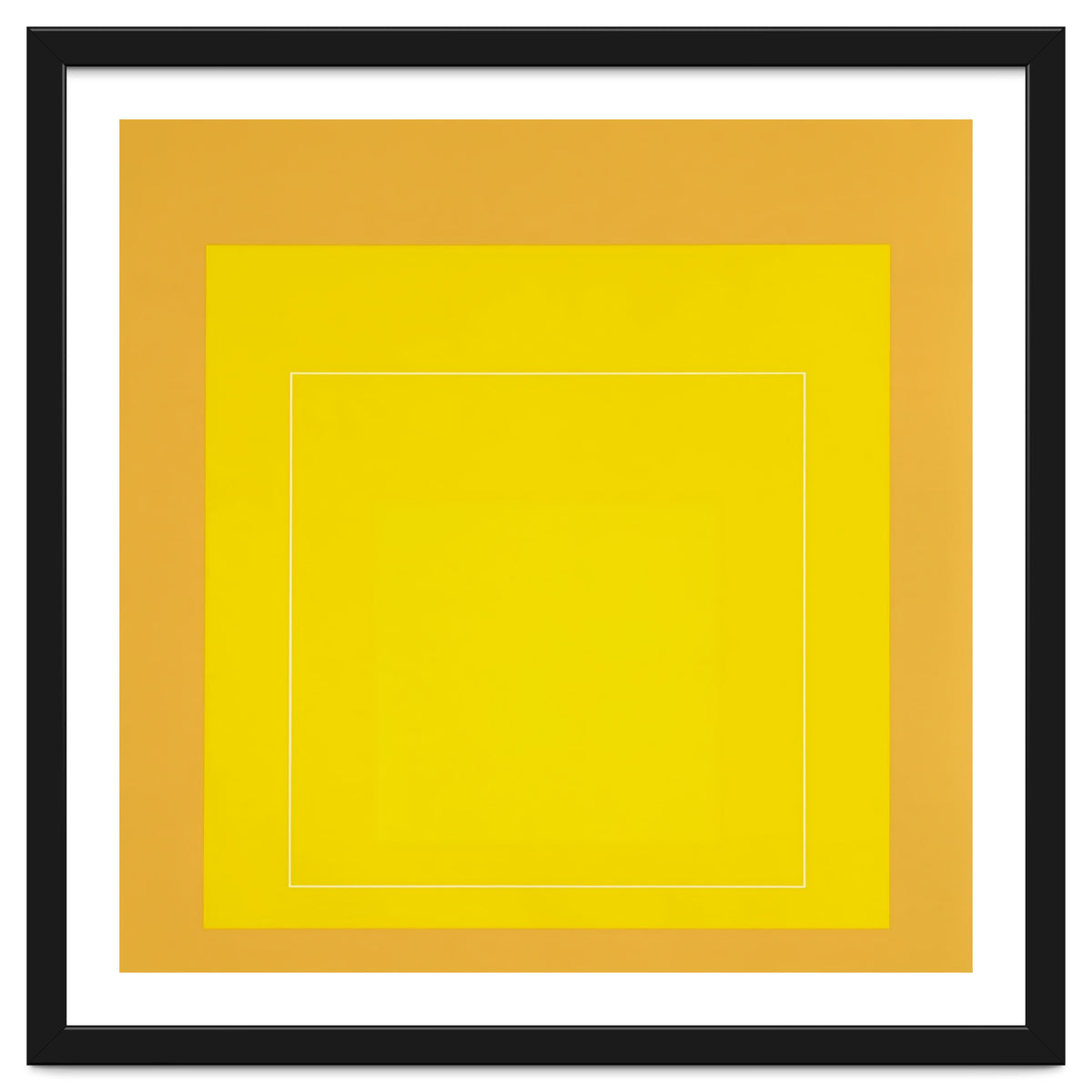 JOSEF ALBERS - HOMAGE TO THE SQUARE YELLOW