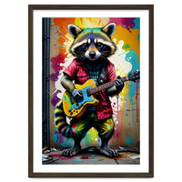 Raccoon Plays Guitar