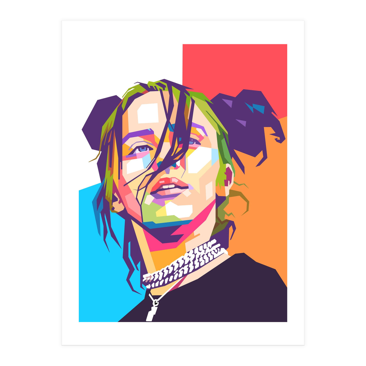 Billie Eillish wpap art  (Print Only)