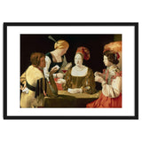 French school. The Cheater with the Ace of Diamonds. Le Tricheur à l'As de Carreaux. 17th century... thumbnail