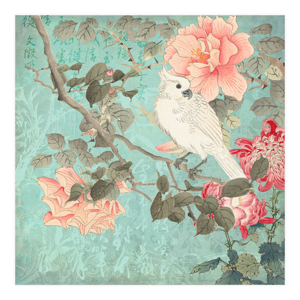 Chinese Cockatoo Garden (Print Only)