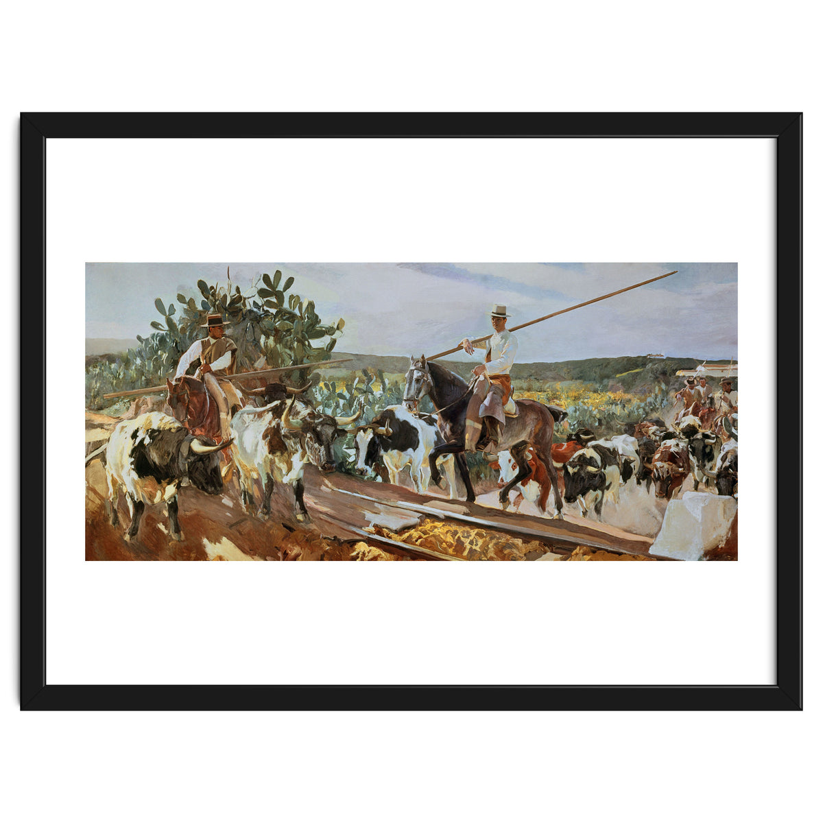 'Andalusia, The Round Up', 1914, Oil on canvas, 358 x 766,5 cm.