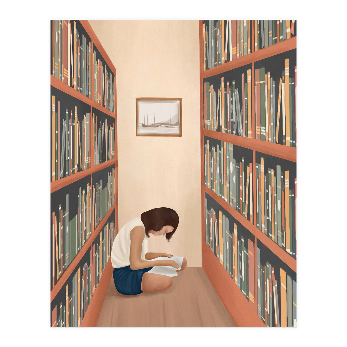 Getting Lost In A Book (Print Only)