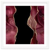 Burgundy & Gold Glitter Agate Texture 02 thumbnail