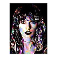 Taylor Swift Colorful Art 3 (Print Only)