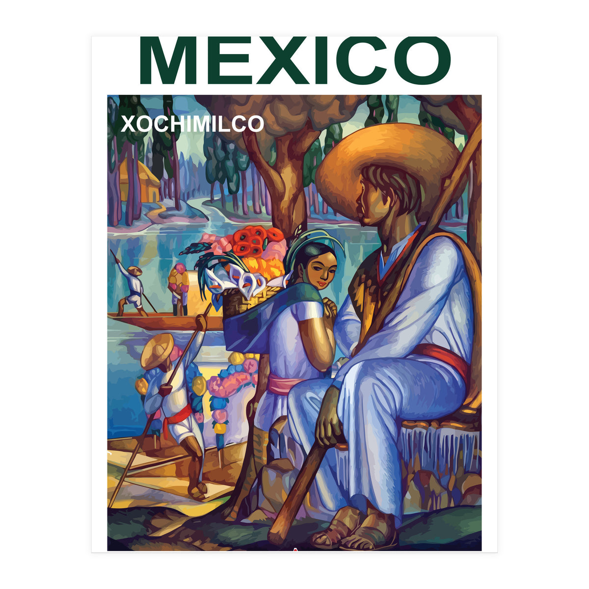 Mexico Xochimilco (Print Only)
