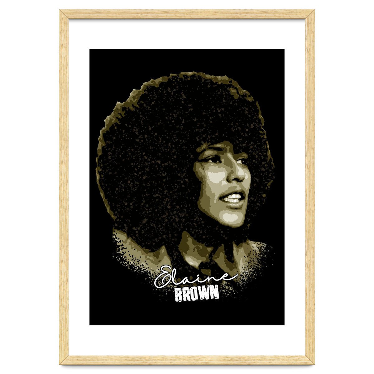 Vintage Elaine Brown American Prison Activist