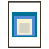 JOSEF ALBERS - HOMAGE TO THE SQUARE: BLUE WHITE GREY thumbnail