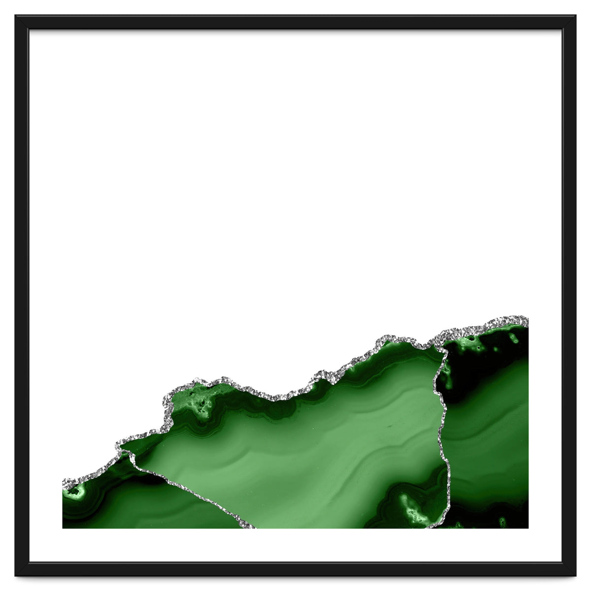 Green & Silver Agate Texture 09