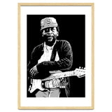 Willie King American Blues Musician in Grayscale thumbnail