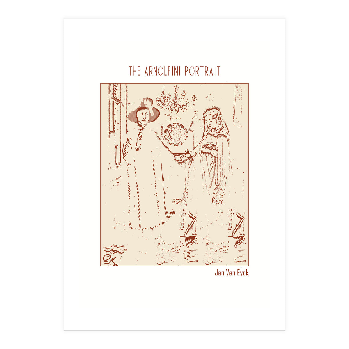 The Arnolfini Portrait  (Print Only)