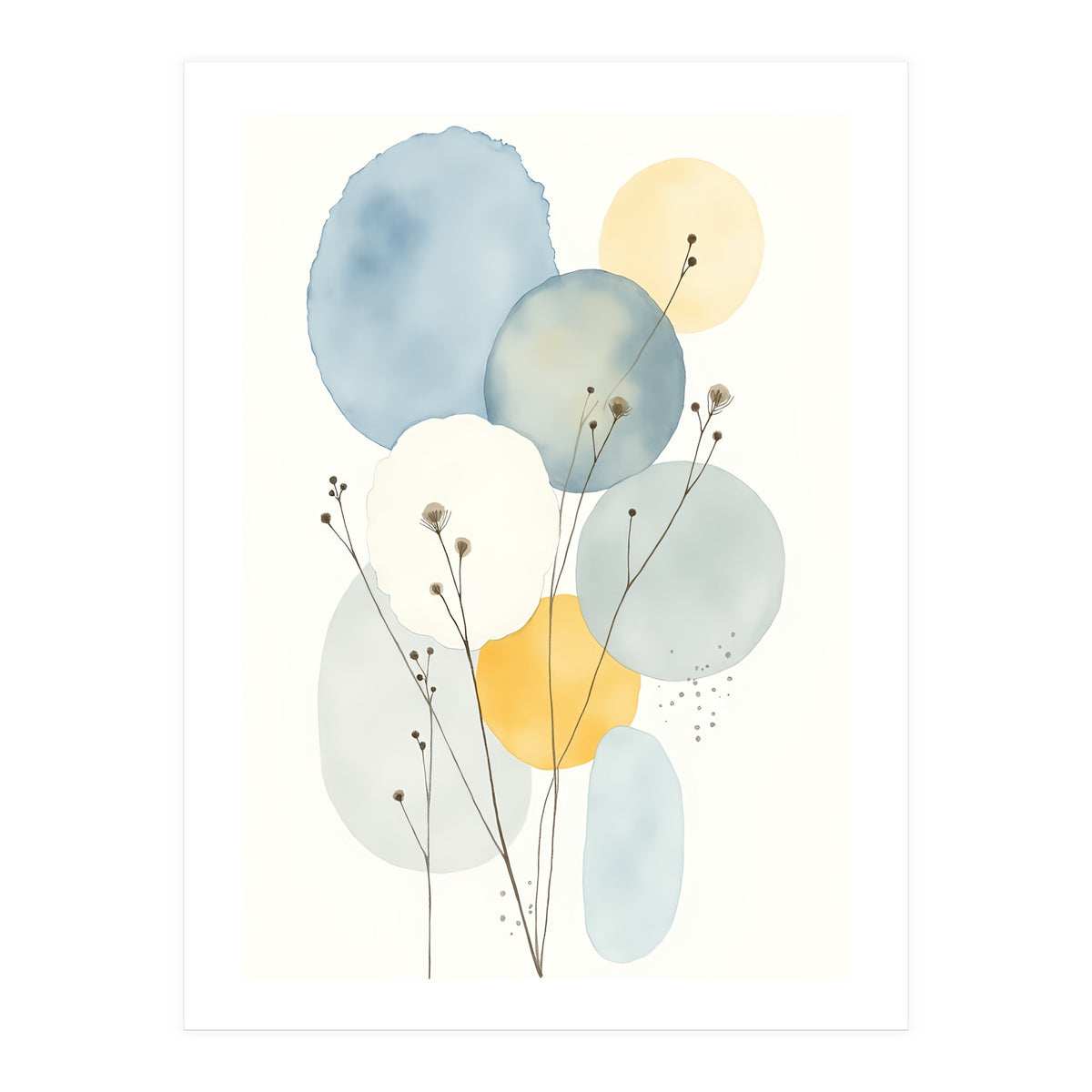 Modern Abstract Flower (Print Only)