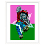 Mario Bross Typo Style Cartoon Pop Art thumbnail