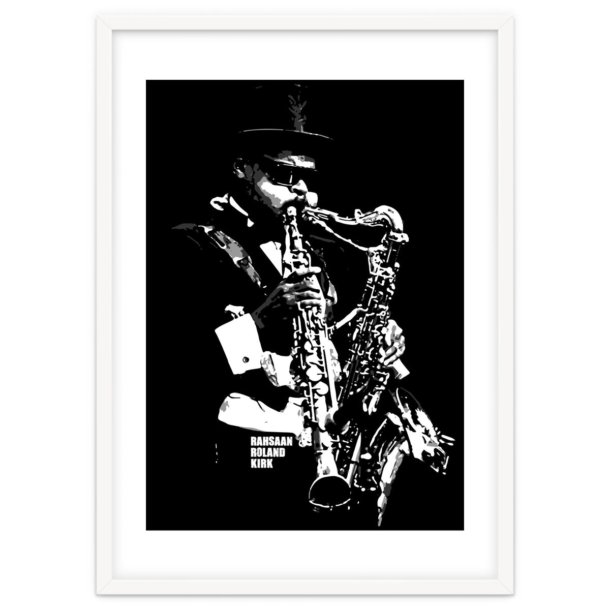 Rahsaan Roland Kirk American Jazz Multi-Instrumentalist