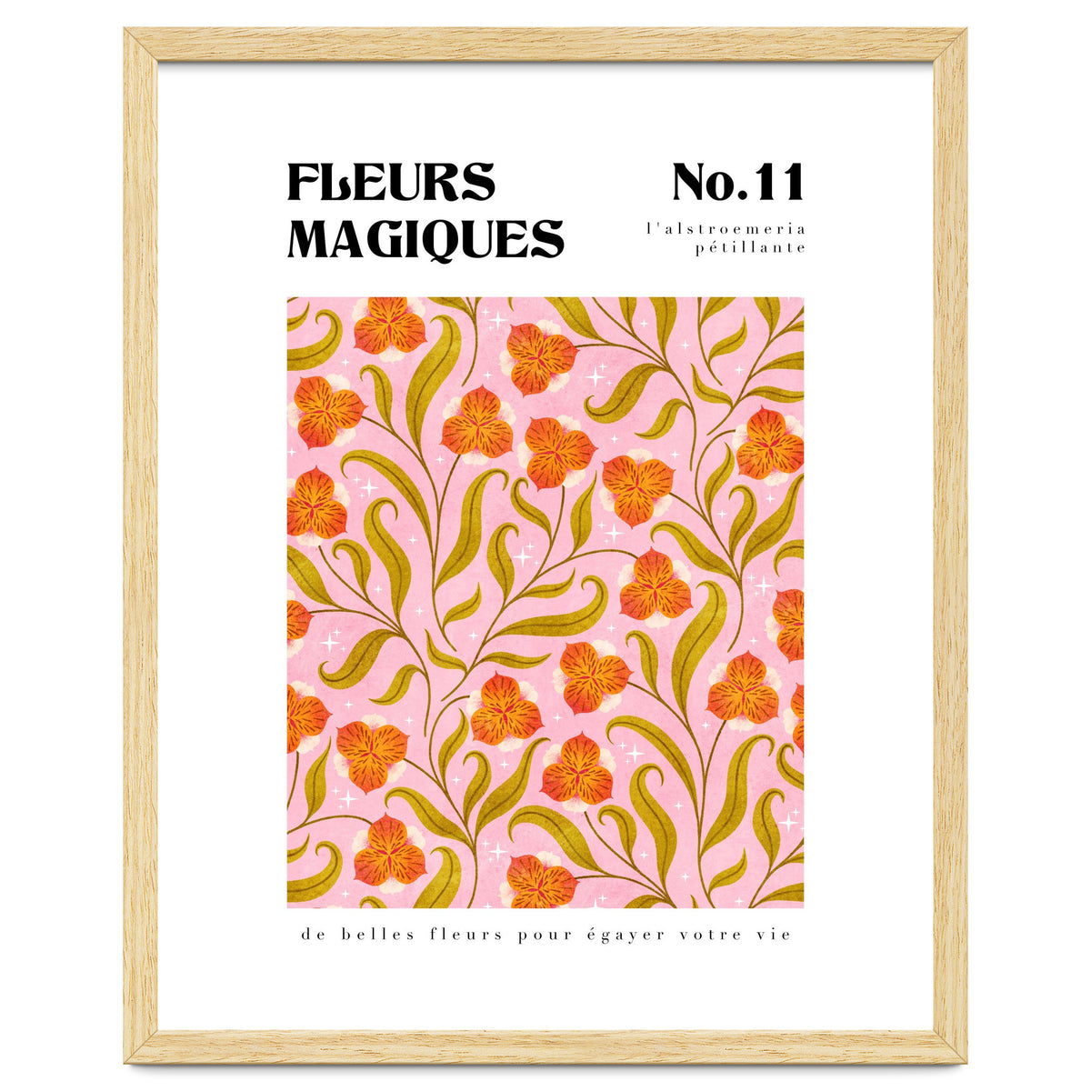Magical Flowers No.11 Alstroemerias Print