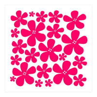 Pink Flowers Pattern (Print Only)