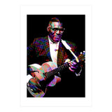 Howlin Wolf American Blues Guitarist Colorful (Print Only) thumbnail