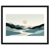 Serene Horizon: Minimalist Organic Landscape thumbnail