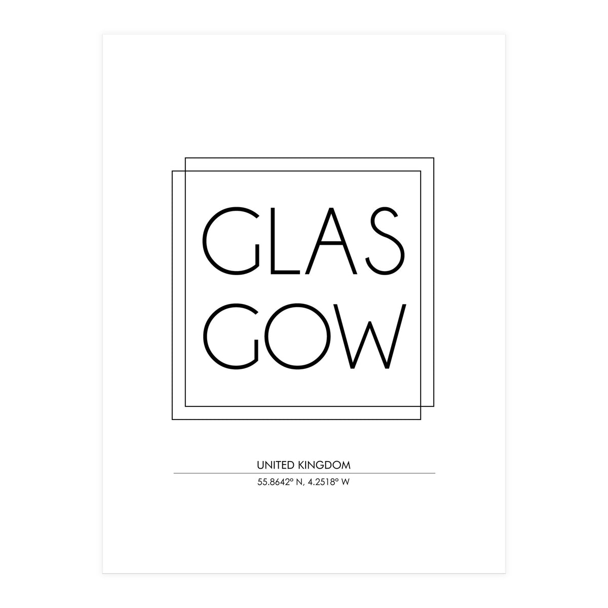 Glasgow (Print Only)