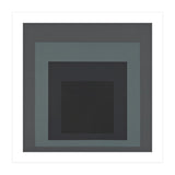JOSEF ALBERS - HOMAGE TO THE SQUARE BLACK GREY (Print Only) thumbnail