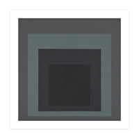 JOSEF ALBERS - HOMAGE TO THE SQUARE BLACK GREY (Print Only)