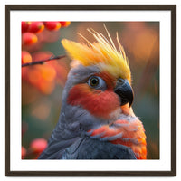 Close Up Portrait Of A Cockatiel Bird
