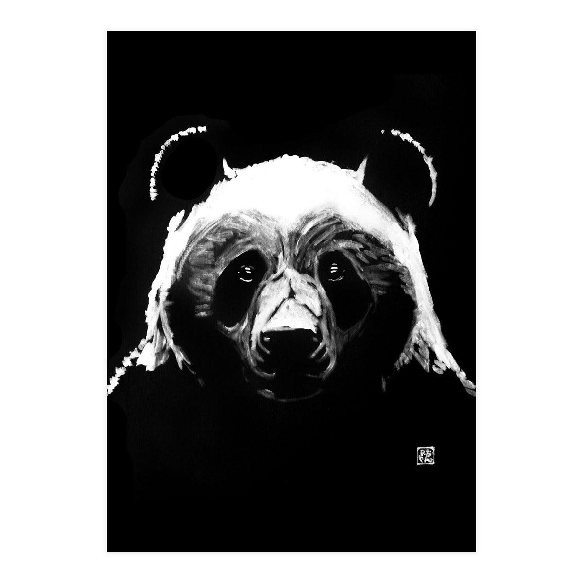 Black Panda (Print Only)