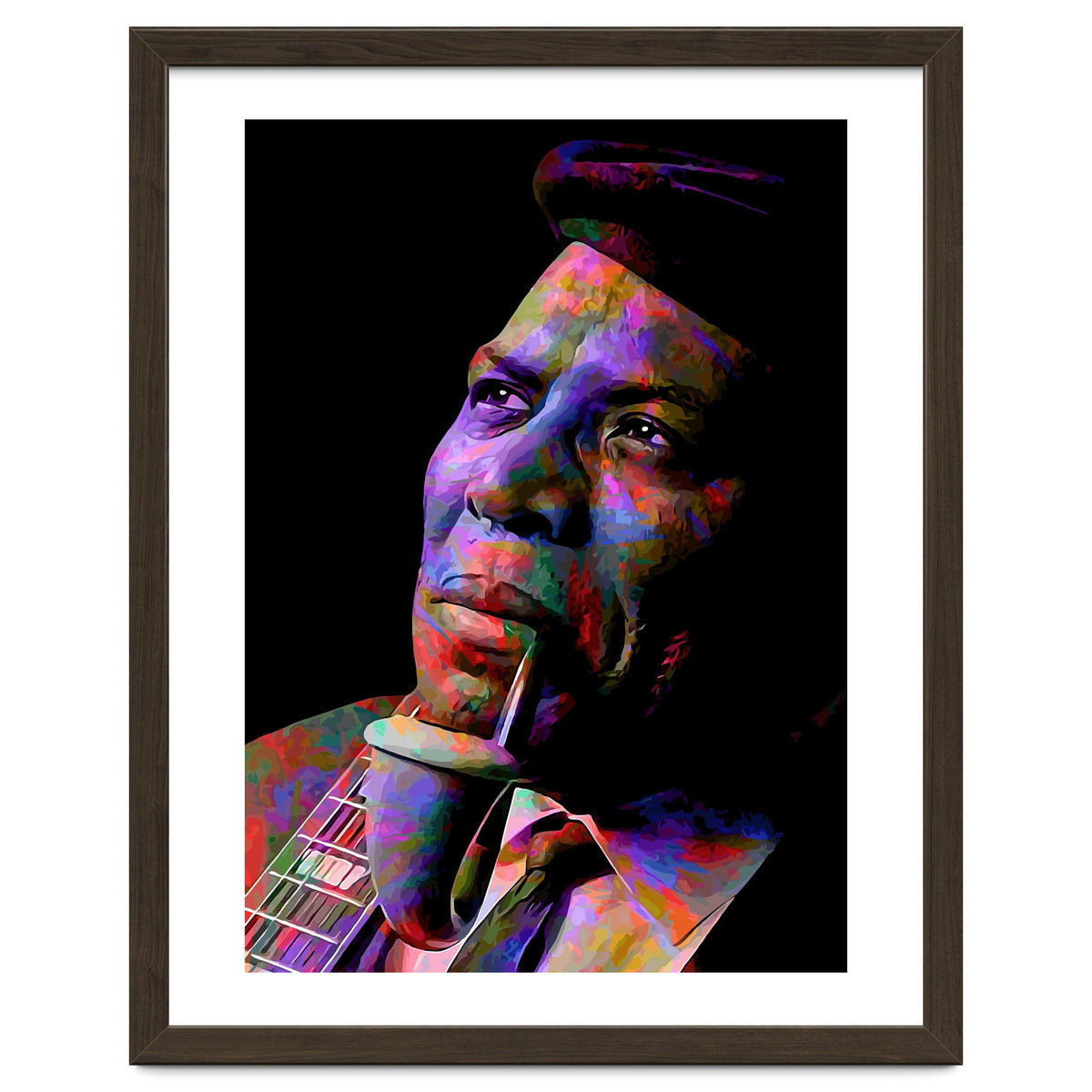 Howlin Wolf American Blues Musician Legend Colorful