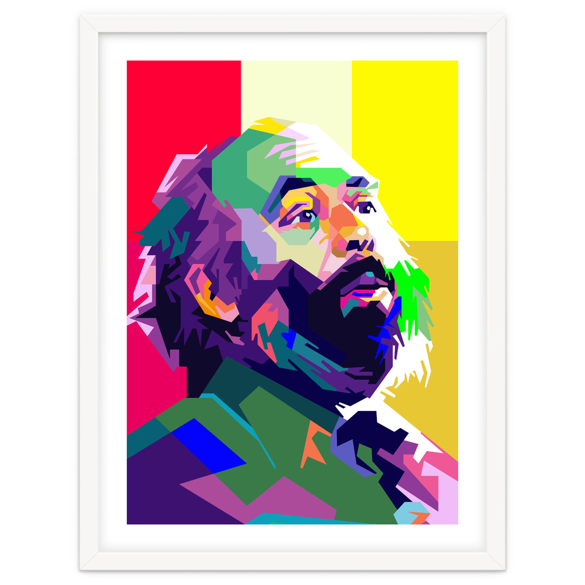Luciano Pavarotti Opera Musical Pop Art WPAP