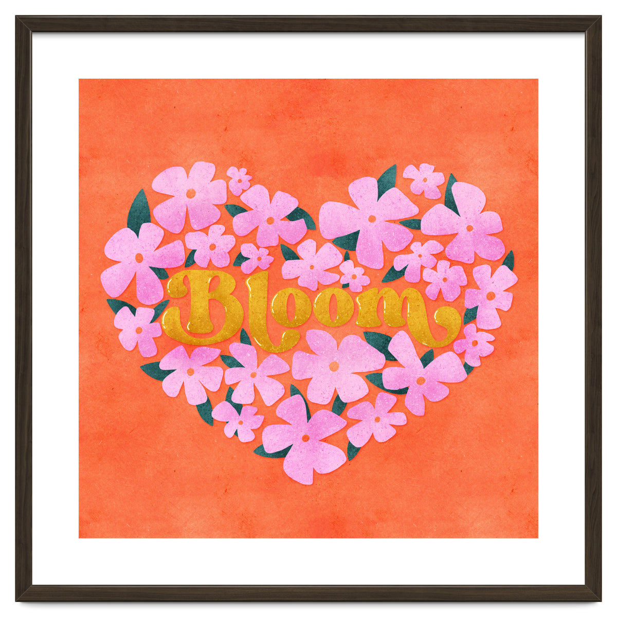 Bloom Floral Heart