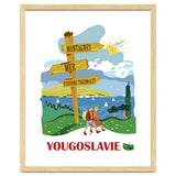 Hiking on Adriatic Coast, Yugoslavia thumbnail