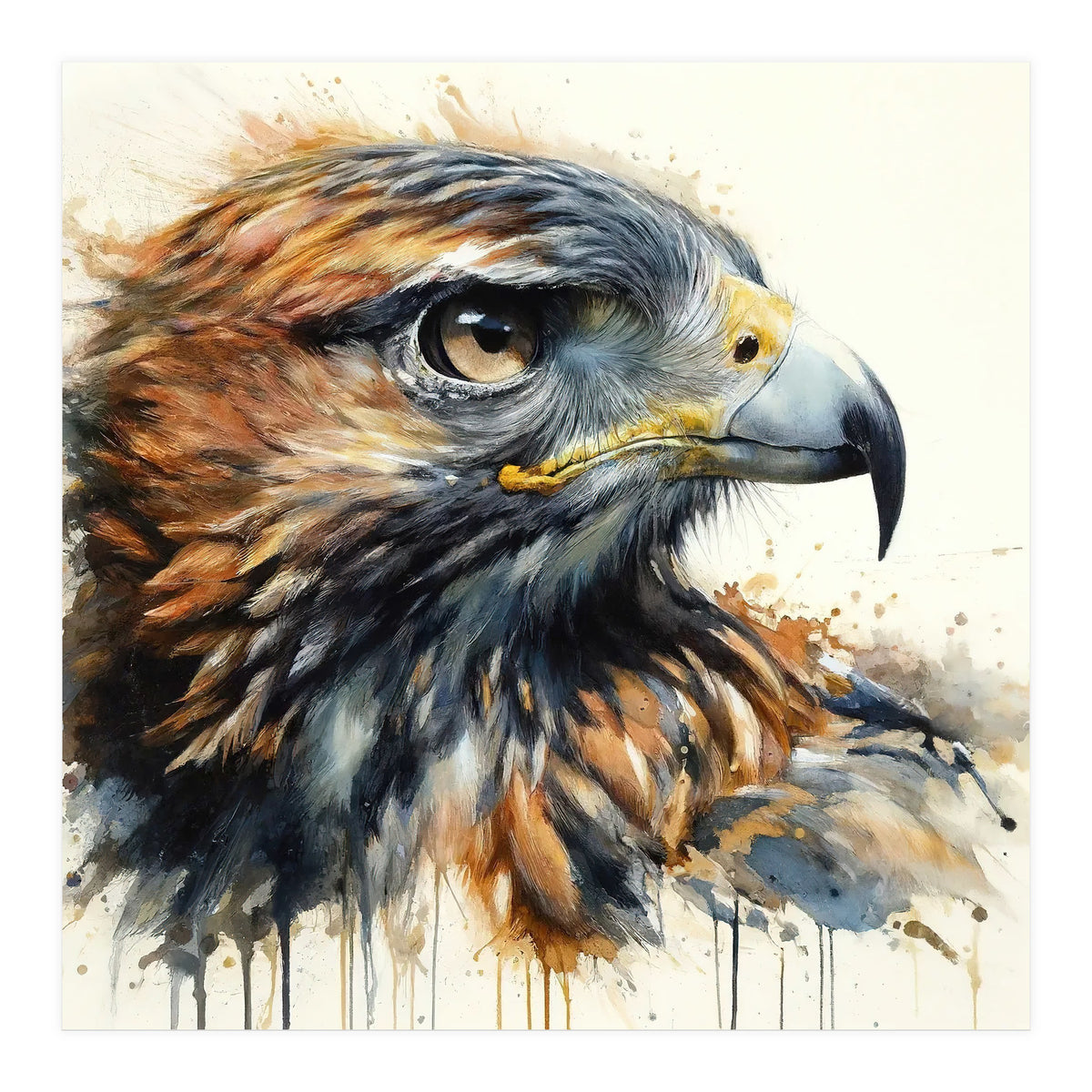 Eagle Gaze Across The Horizon (Print Only)