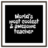 World's most coolest and awesome teacher thumbnail