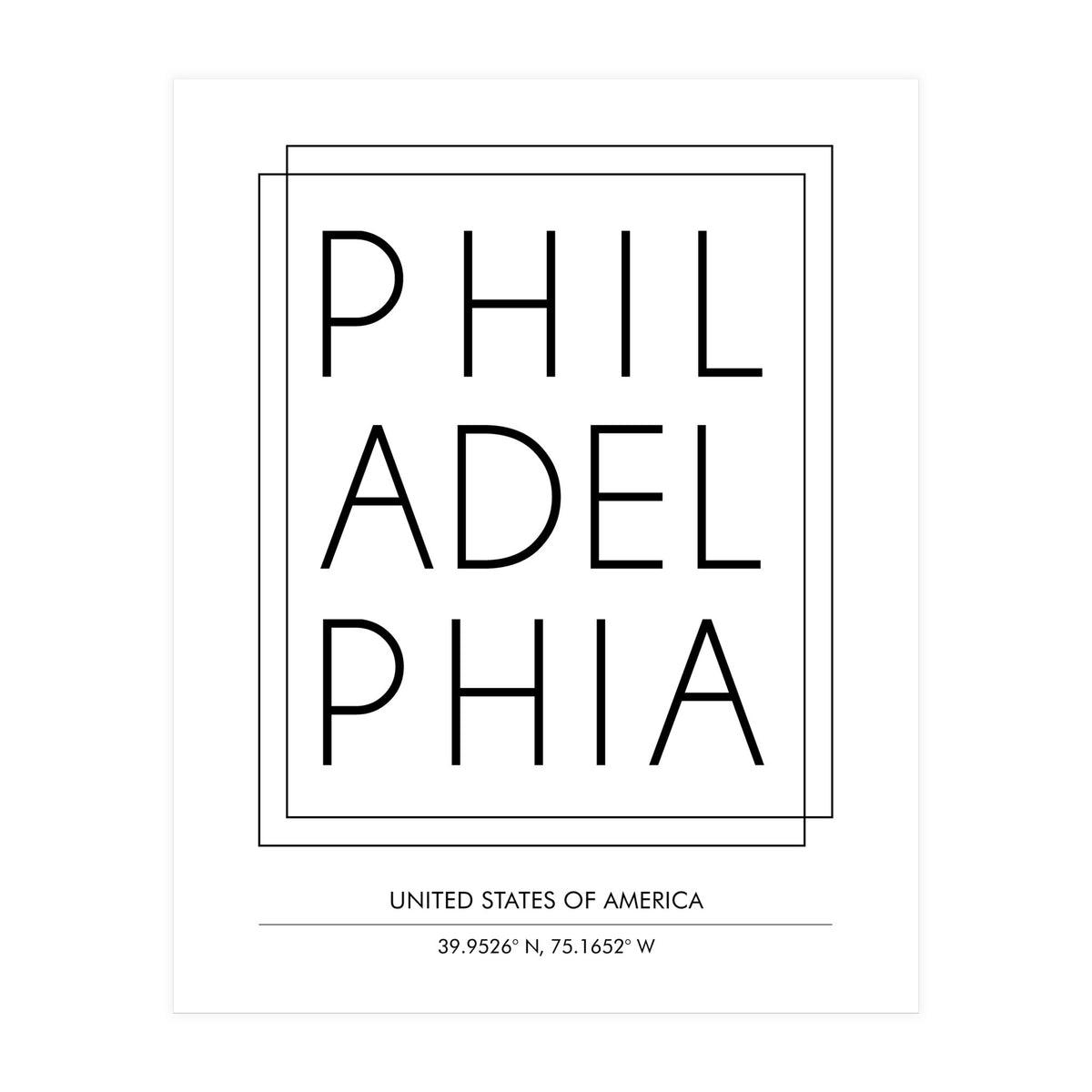 Philadelphia (Print Only)