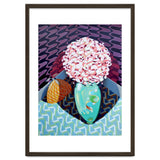 A moth behind the flowers thumbnail