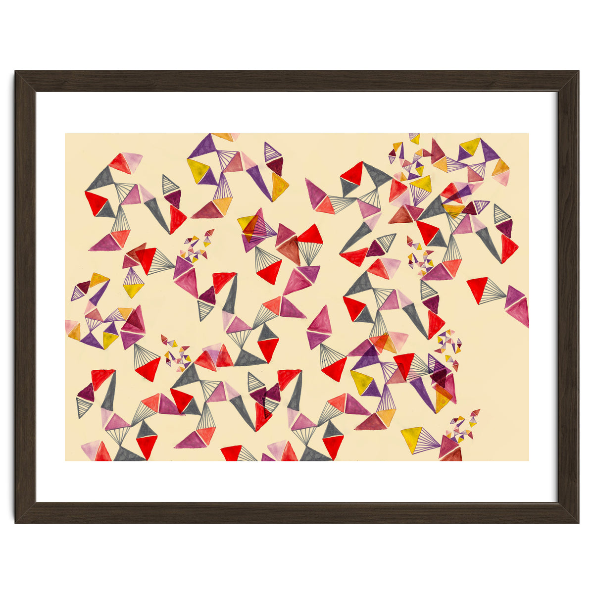 Watercolour Geometric Shapes