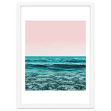Ocean Love | Sea Beach Sand Waves Photography | Blush Nature Scenic Travel Island Digital thumbnail