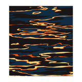 Sunset Reflection, Positivity Hope Growth Optimism Mindset, Nature Marble Dark Ocean (Print Only) thumbnail