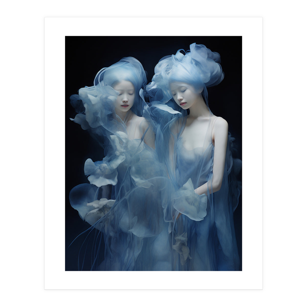 Adam247 Three Woman In Blue Costumes With Flowers In Their Hair Ea62bba6 9bb2 4b2c B3b6 4cd1319f5670 Copy (Print Only)