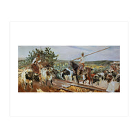 'Andalusia, The Round Up', 1914, Oil on canvas, 358 x 766,5 cm. (Print Only)