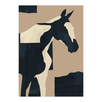 Abstract Minimal Horse 7 (Print Only)