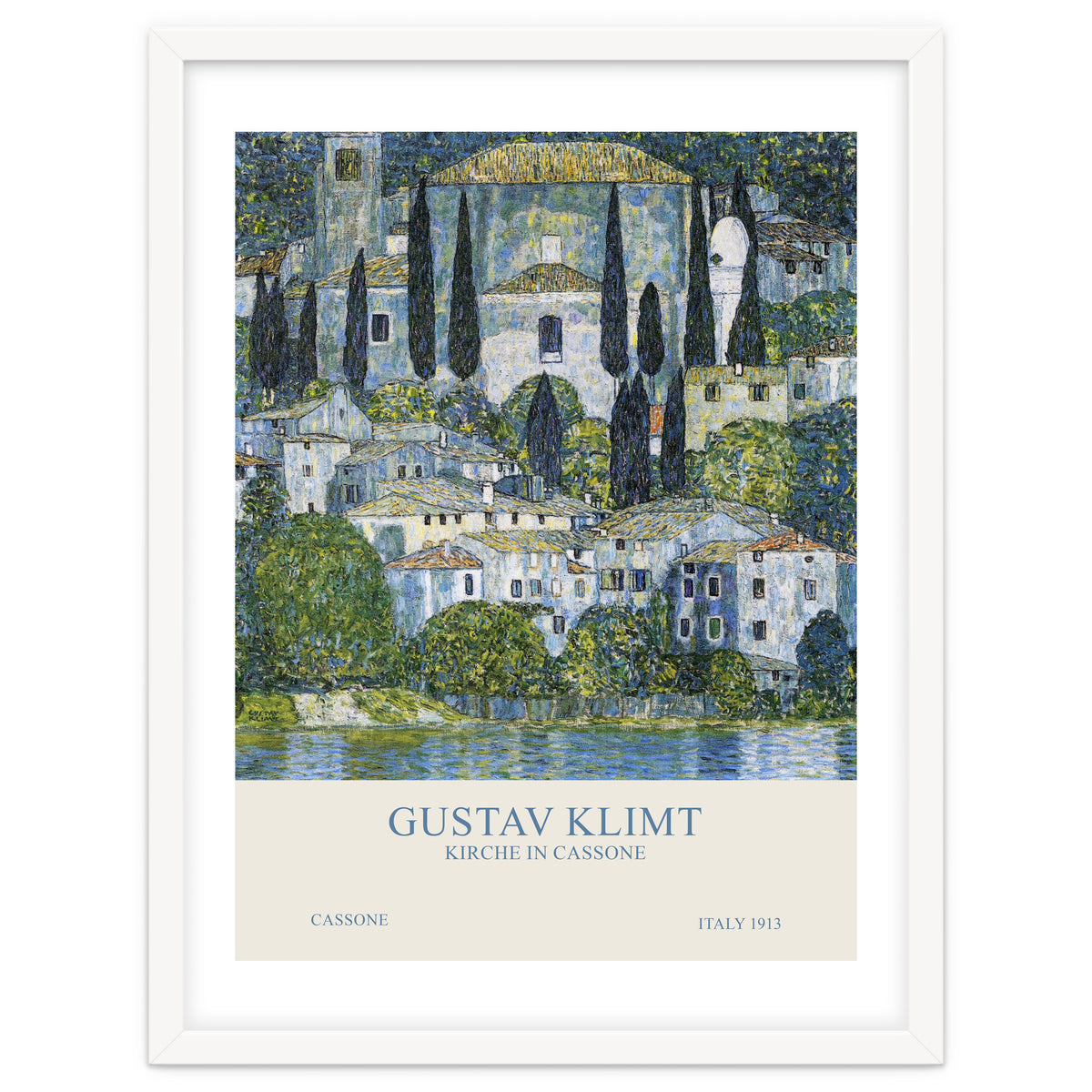 Gustav Klimt - Kirche in Cassone