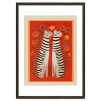 Striped Cat Pair