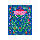 Bold Symmetrical Floral  (Print Only) thumbnail