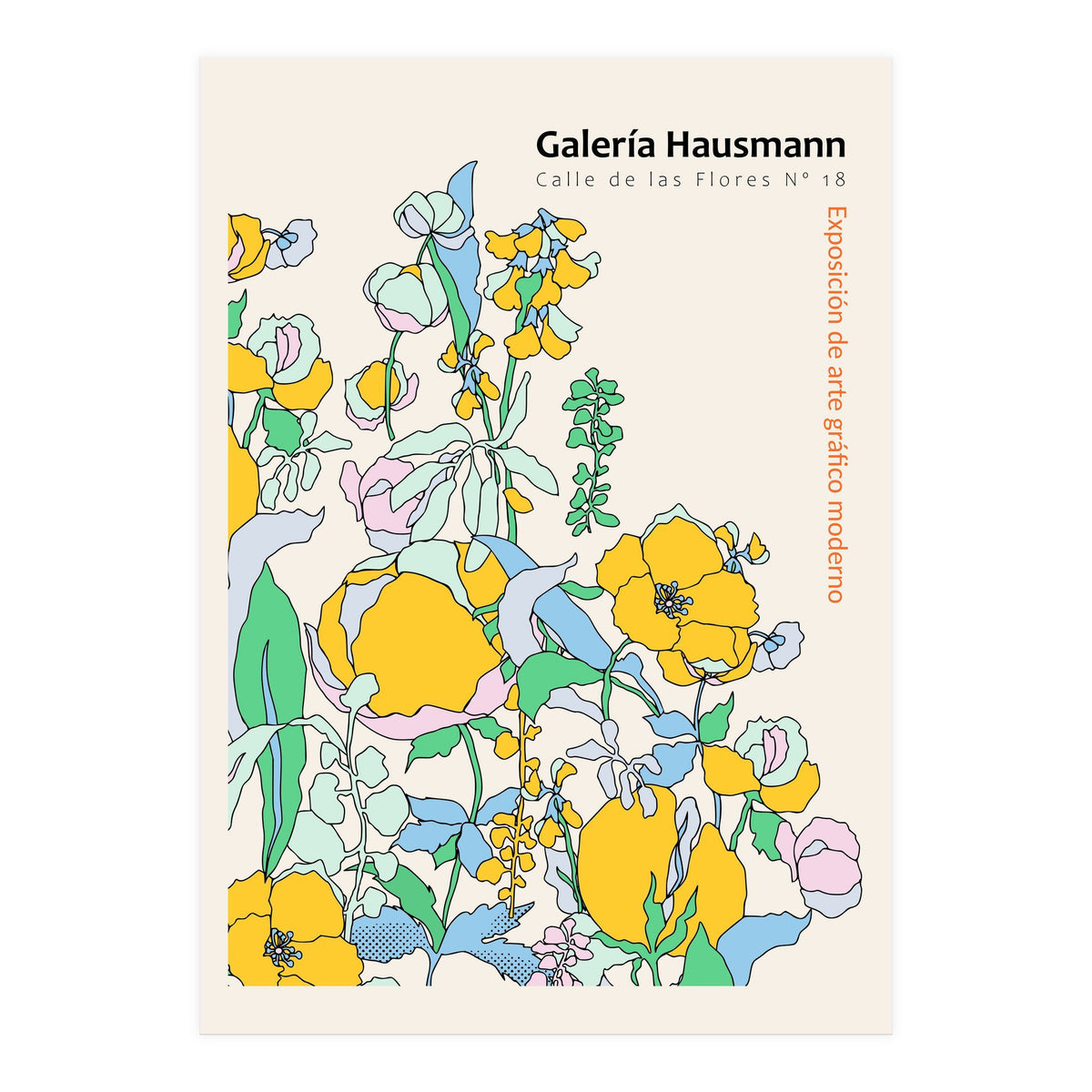 Exhibition of modern graphic art Madrid (Print Only)