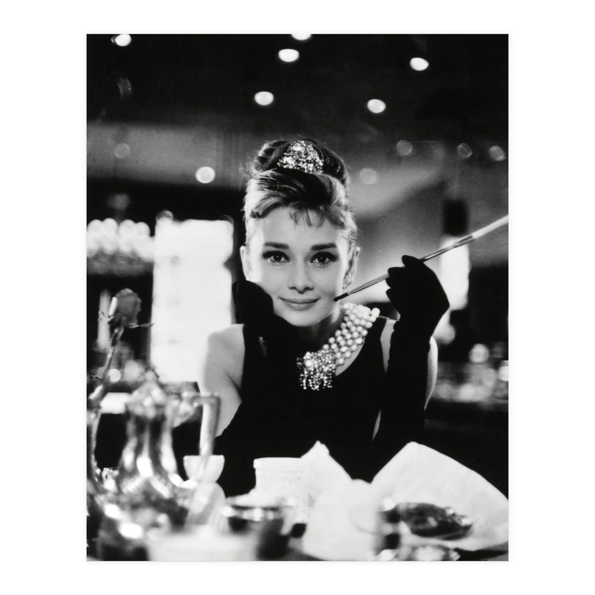 AUDREY HEPBURN in BREAKFAST AT TIFFANY'S (1961), directed by BLAKE EDWARDS. (Print Only)