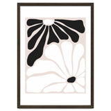 Floral Yin Yang, Scandinavian Nature Flowers Botanical Concept, Plants Blossom Positivity Neutral Minimalism thumbnail