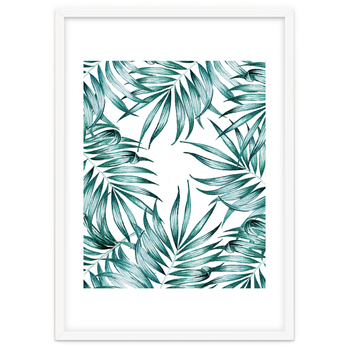 Island Life, Tropical Minimal Palm Vintage Illustration, Luxe Bohemian Botanical Nature Beachy