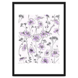Wild Roses Floral Pattern - Purple thumbnail