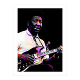Muddy Waters American Blues Singer Legend Colorful Art (Print Only) thumbnail